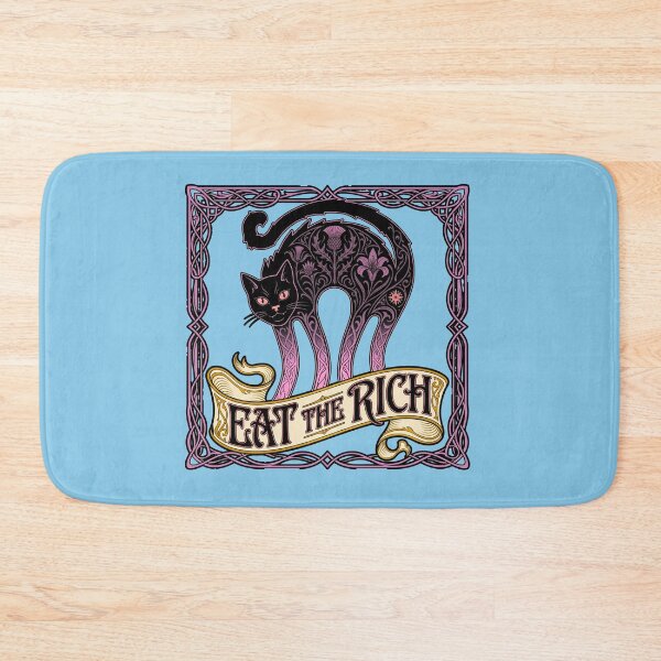 Item preview, Eat the Rich Cat  designed and sold by TeeARTHY.