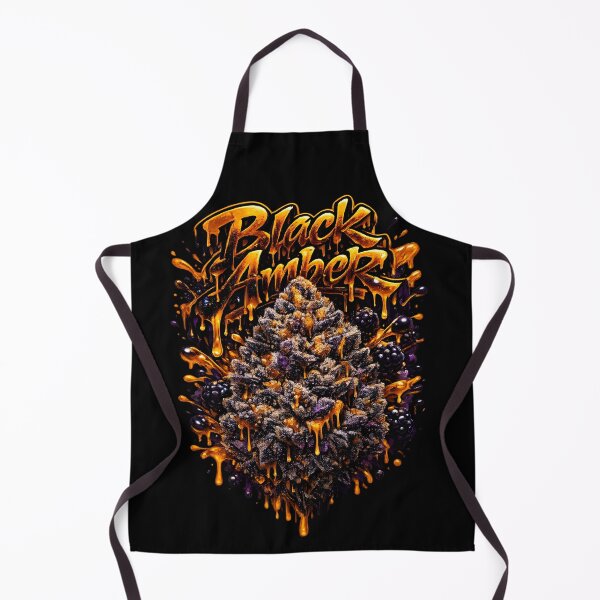 Item preview, Black Amber Graffiti Print | Dark Sweet Resinous Indica designed and sold by WAUZ.