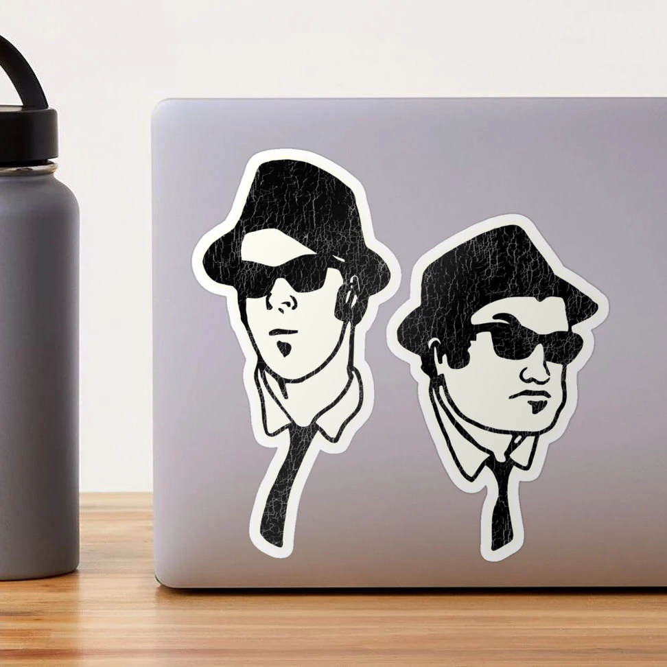 The Blues Brothers - Jake and Elwood Silhouettes