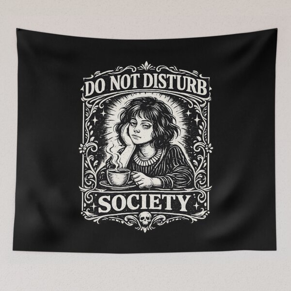Item preview, Do Not Disturb Society – Introvert Gothic Coffee Mood  designed and sold by SidTastic .