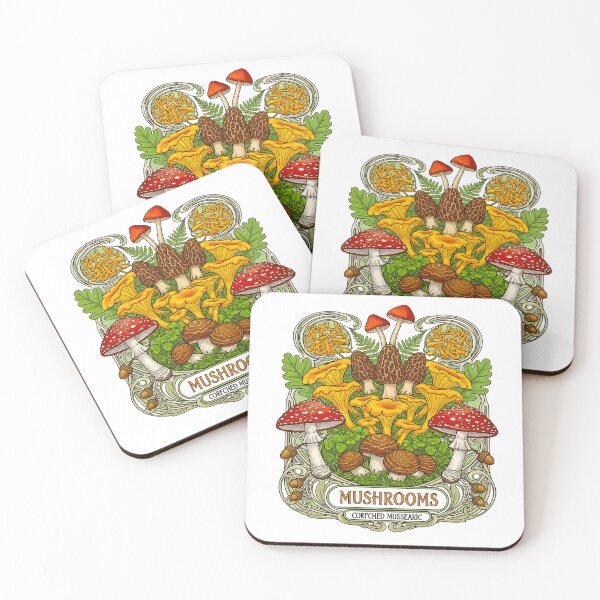 Item preview, Curated Hallmark Style Forest Mushroom Botanical designed and sold by TeeARTHY.