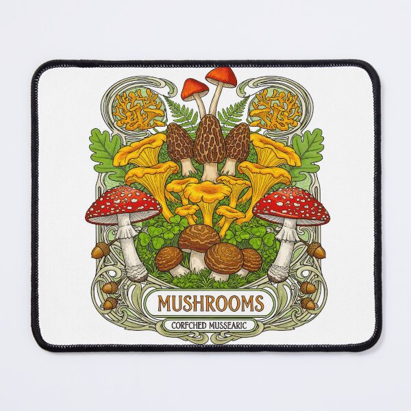 Item preview, Curated Hallmark Style Forest Mushroom Botanical designed and sold by TeeARTHY.