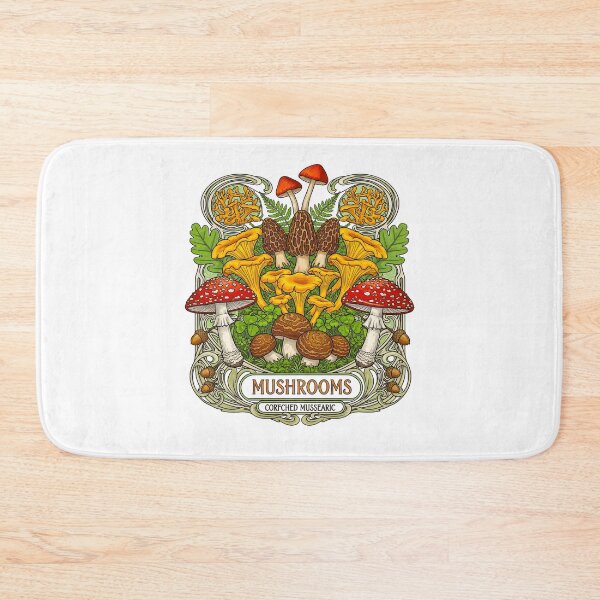 Item preview, Curated Hallmark Style Forest Mushroom Botanical designed and sold by TeeARTHY.