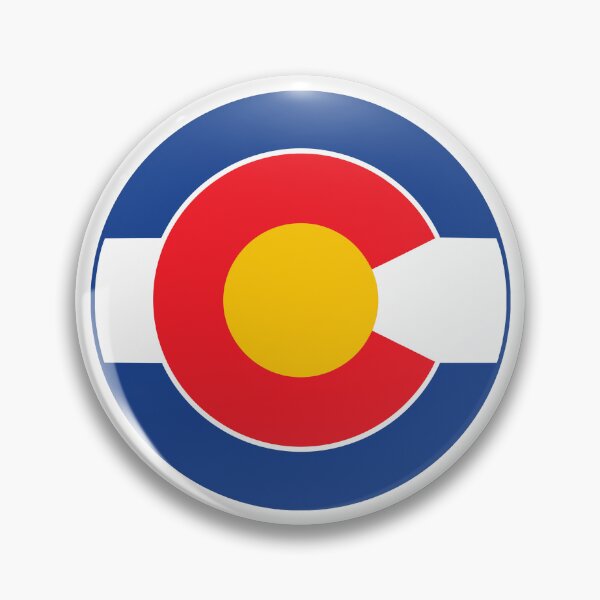 Item preview, Colorado Flag Circle Emblem designed and sold by darklordpug.