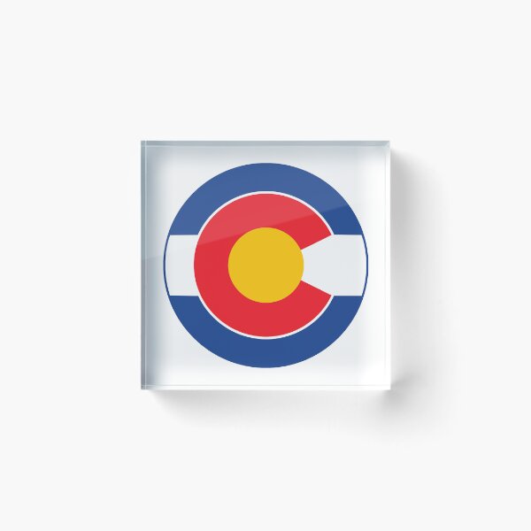 Item preview, Colorado Flag Circle Emblem designed and sold by darklordpug.