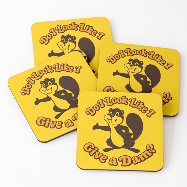 Item preview, Do I Look Like I Give a Dam? Funny Beaver Pun Joke designed and sold by darklordpug.