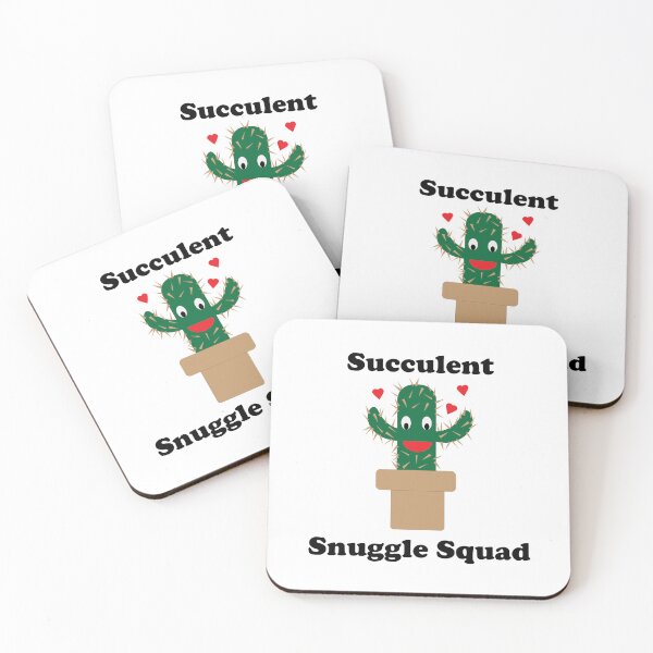 Item preview, Funny Succulent Snuggle Squad Cactus designed and sold by ValeriesGallery.