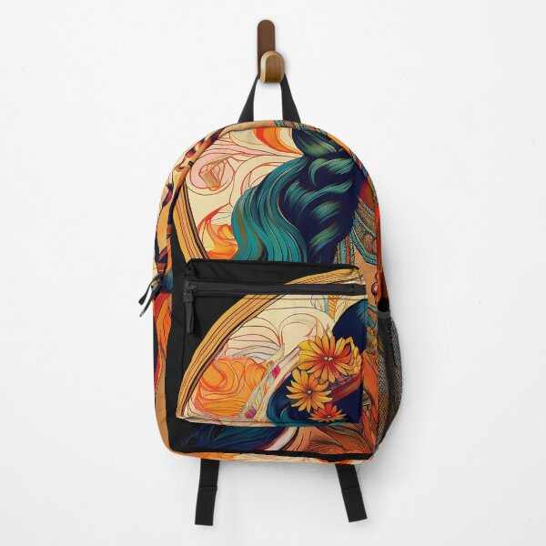 Item preview, Boho Art Nouveau Black Woman Portrait designed and sold by thelivingrp.
