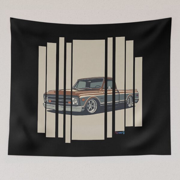 Item preview, Chevrole C10 1967 Chevy C10, lowered stance, chrome trim, old-school garage vibe The classic C10 11 designed and sold by Neon G.
