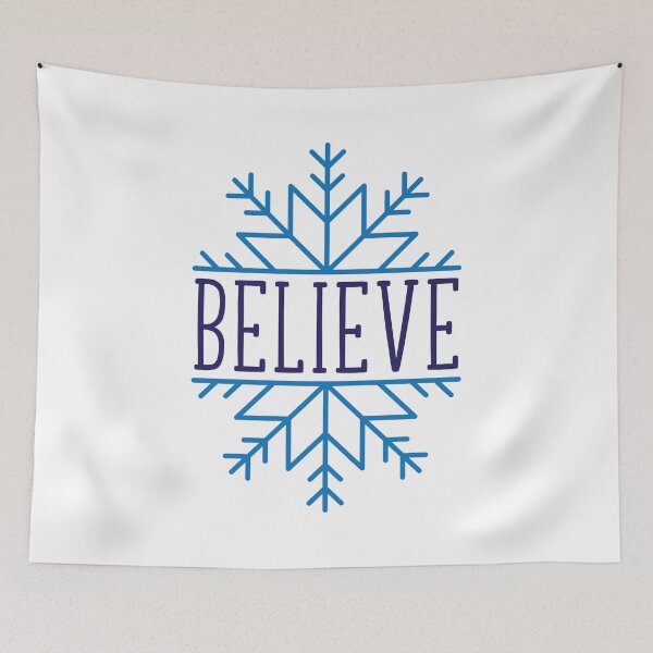 Item preview, Believe Snowflake designed and sold by Texas Southern Studio.