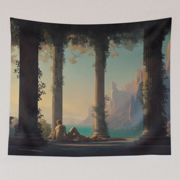 Item preview, Sanctuary at the Edge of Eternity designed and sold by oanaunciuleanu.