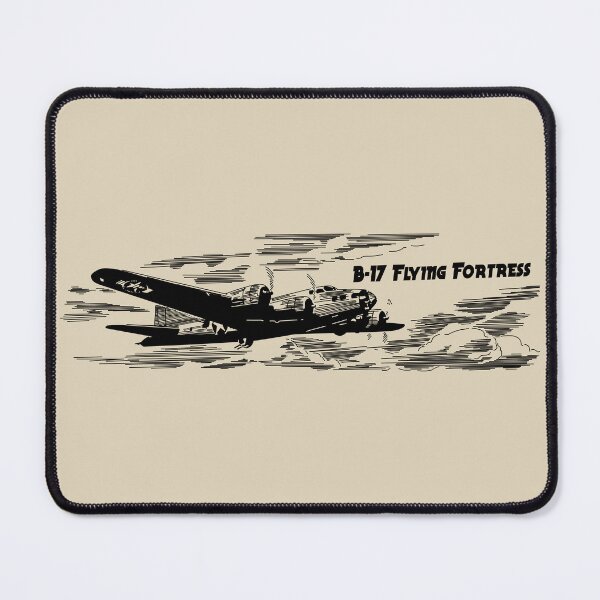 Item preview, B-17 Flying Fortress American WW2 Bomber Illustration designed and sold by MilitaryMart.