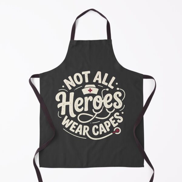Item preview, Nurse Not All Heroes Wear Capes – Vintage Medical Typography Graphic T-Shirt designed and sold by KiwyStudio.