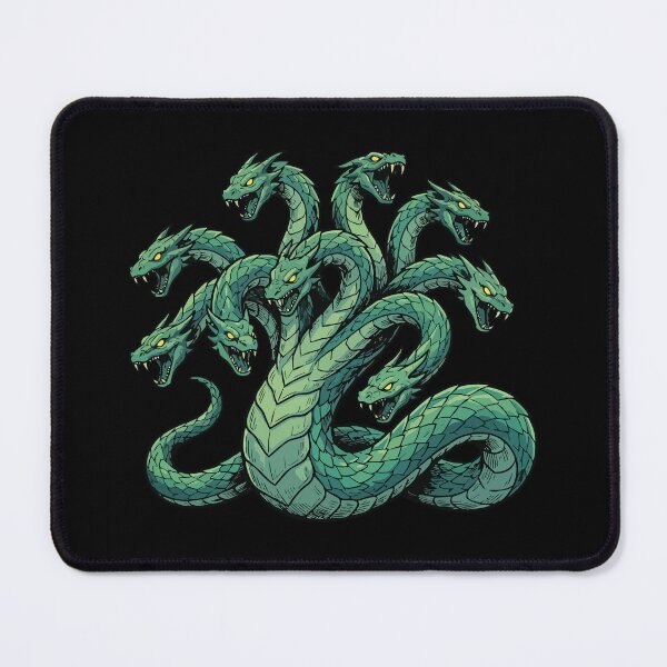 Item preview, Mythical hydra monster with multiple heads, Lernaean Hydra or Hydra of Lerna, designed and sold by Danler.