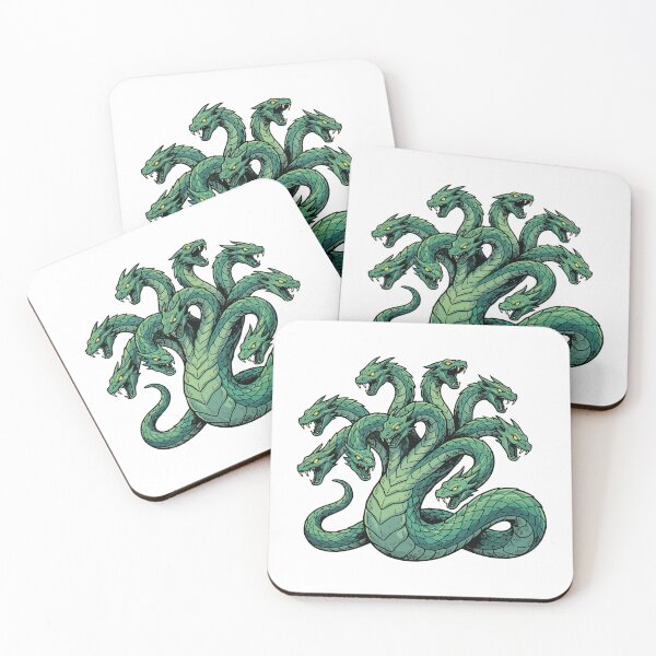 Item preview, Mythical hydra monster with multiple heads, Lernaean Hydra or Hydra of Lerna, designed and sold by Danler.