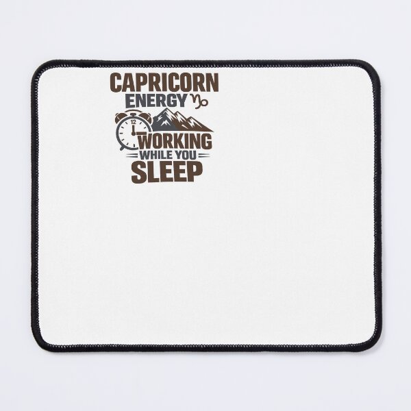 Item preview, Capricorn Energy Working While You Sleep Zodiac designed and sold by BinAlgoPix.