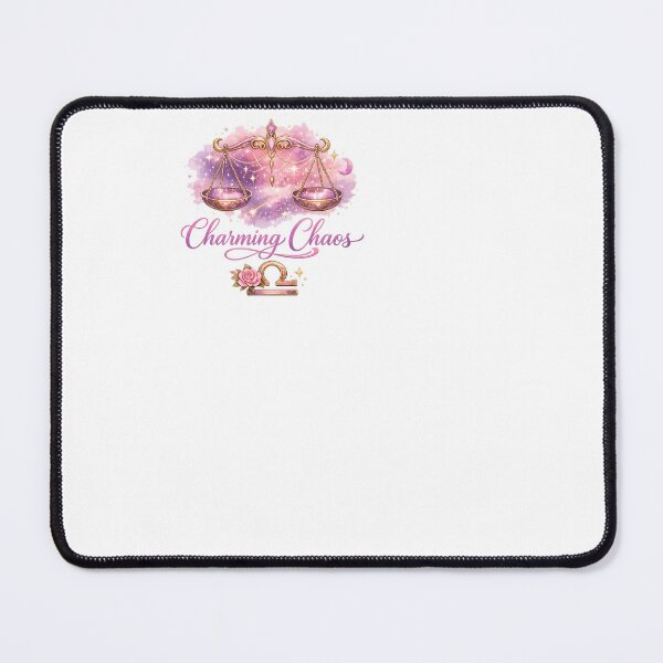 Item preview, Libra Charming Chaos Watercolor Scales Zodiac designed and sold by BinAlgoPix.