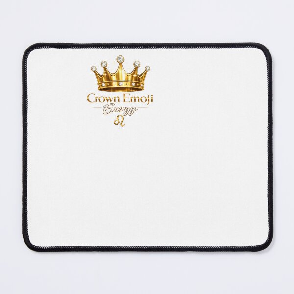 Item preview, Crown Emoji Energy Leo Gold Zodiac designed and sold by BinAlgoPix.