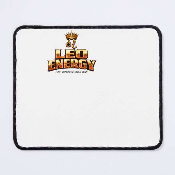 Item preview, Leo Energy Main Character Vibes Only Gold Zodiac designed and sold by BinAlgoPix.