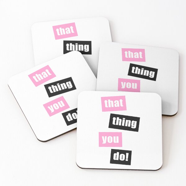 Item preview, That thing You Do Pink and Black designed and sold by Normbot2000.