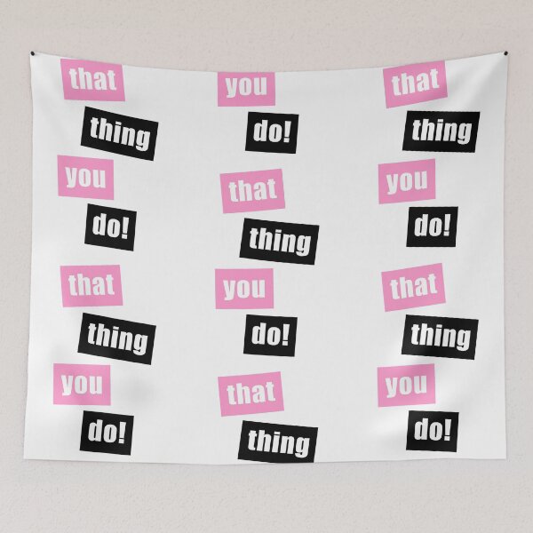 Item preview, That thing You Do Pink and Black designed and sold by Normbot2000.