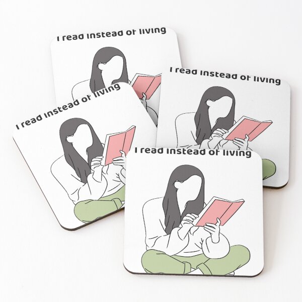 Item preview, I read instead of living designed and sold by creativityisfun.