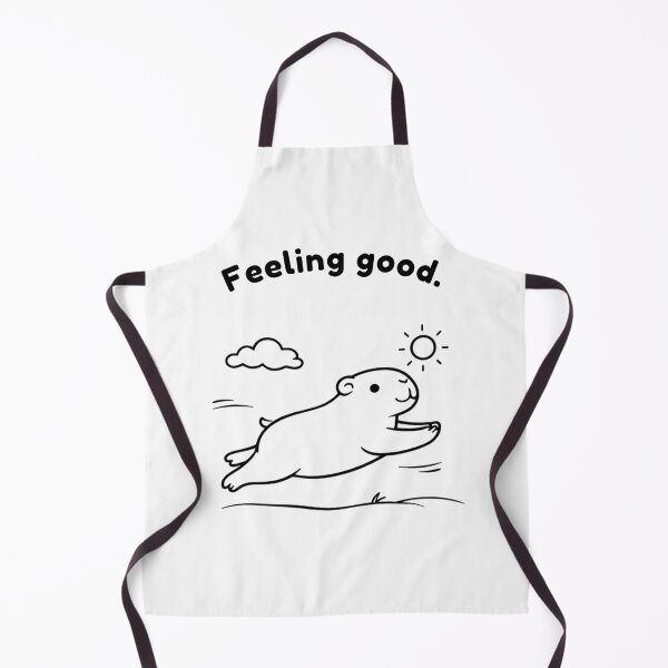 Item preview, Feeling Good Capybara – Cute Minimalist Animal Design designed and sold by PAPIRO SIGLO XXI.