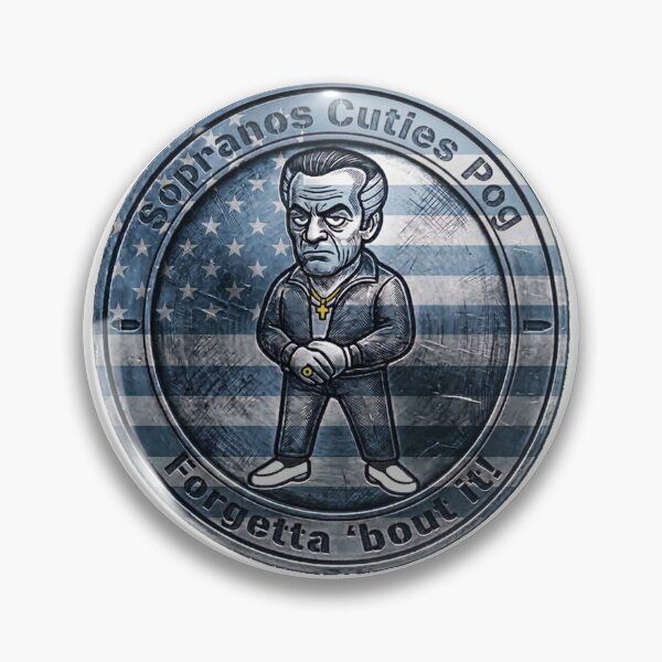 Item preview, Sopranos Cuties Pog // Paulie [Patriot Variant] designed and sold by CleverCulture.