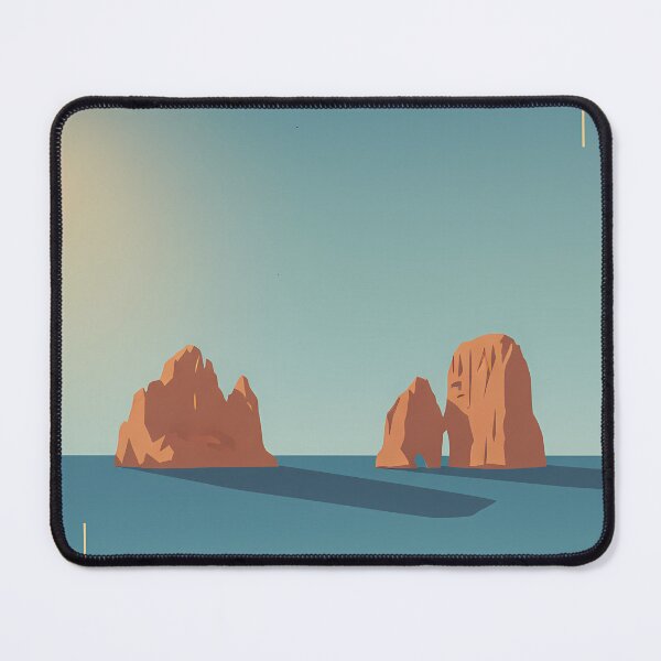 Item preview, Capri Italy Minimalist Vintage Travel Poster Art designed and sold by RBCTk.