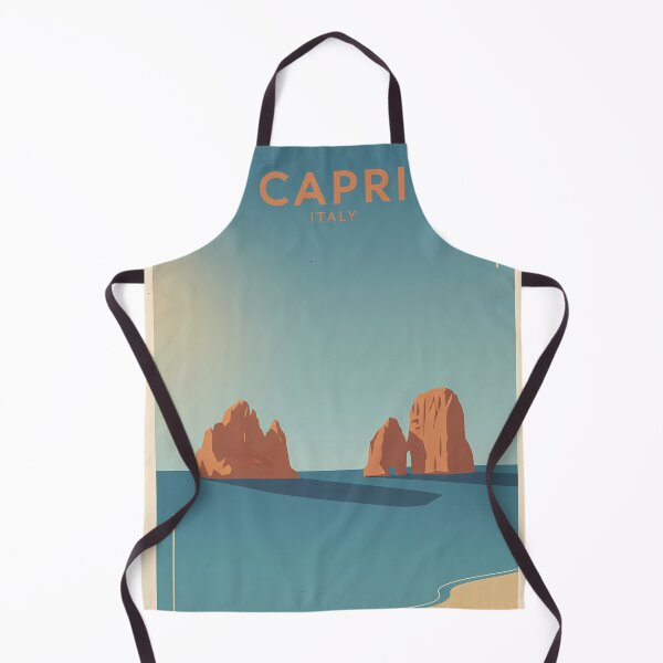 Item preview, Capri Italy Minimalist Vintage Travel Poster Art designed and sold by RBCTk.
