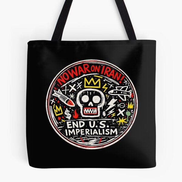 Item preview, No War on Iran! End U.S. Imperialism designed and sold by DIRTYDUNNZ.