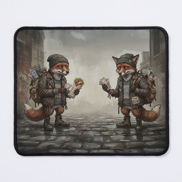 Item preview, The Burned-Out Indie Gig Fans | Urban Fox Folklore designed and sold by Englandbear.
