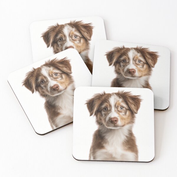 Item preview, Adorable Australian Shepherd Pup for Cute Australian Shepherd puppy lovers designed and sold by LazyOwlStore.