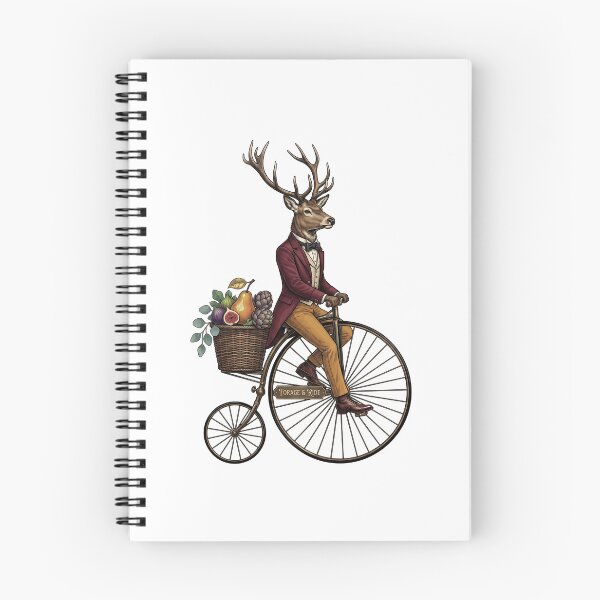 Item preview, Deer on Penny Farthing Bicycle  designed and sold by TeeARTHY.