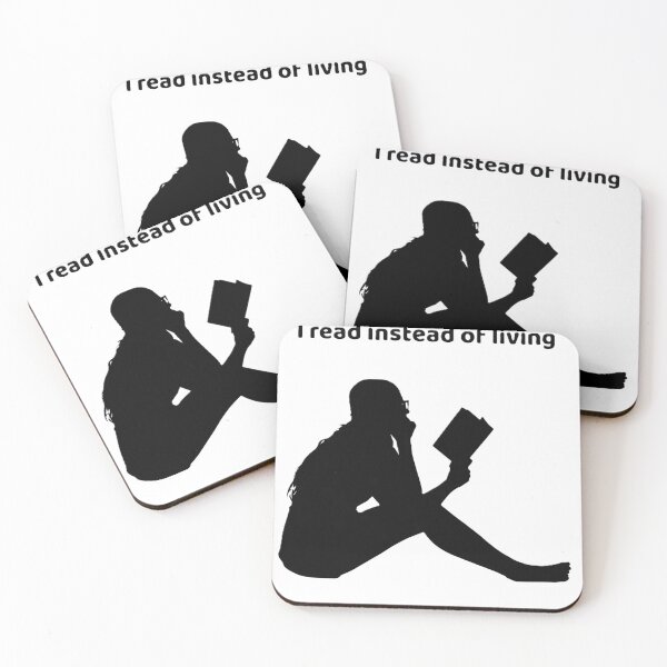 Item preview, I read instead of living designed and sold by creativityisfun.
