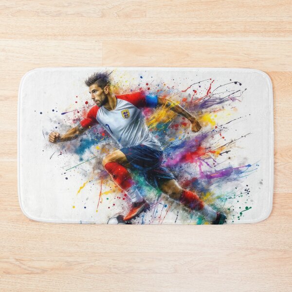 Item preview, Dynamic footballer in action designed and sold by paulrommer.