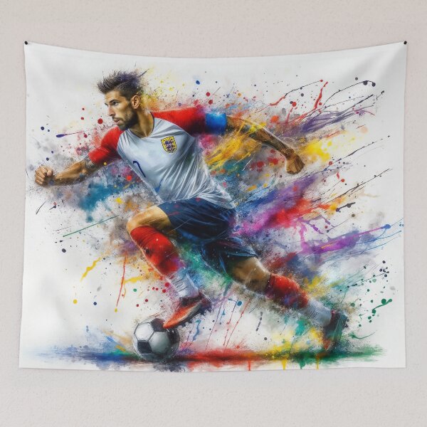 Item preview, Dynamic footballer in action designed and sold by paulrommer.