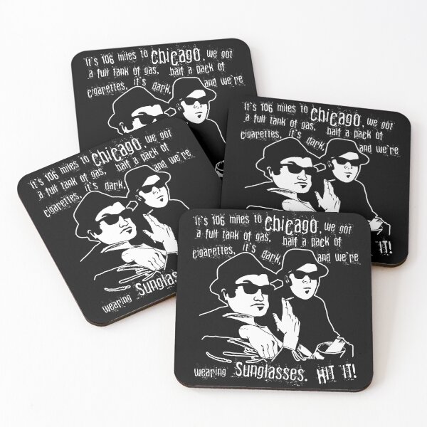 Item preview, It's 106 Miles To Chicago - Blues Brothers Movie designed and sold by darklordpug.