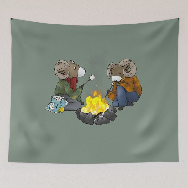 Item preview, Camping Sheep designed and sold by Peaches N’ Screams.