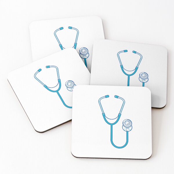 Item preview, Minimalist Blue Stethoscope - Medical Profession Icon designed and sold by Adei649.