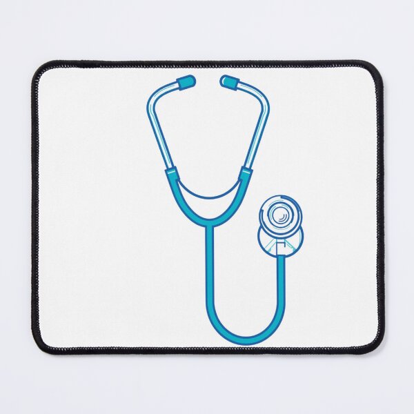Item preview, Minimalist Blue Stethoscope - Medical Profession Icon designed and sold by Adei649.