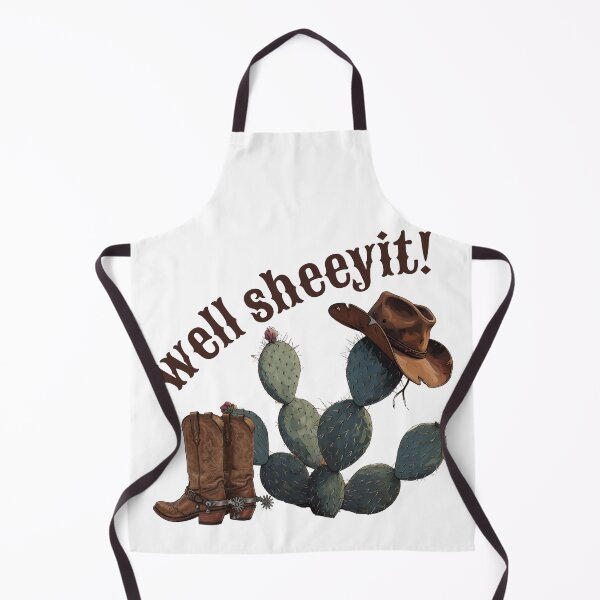Item preview, Well Sheeyit Cowboy Boots and Hat Cactus designed and sold by ReuvenStore.