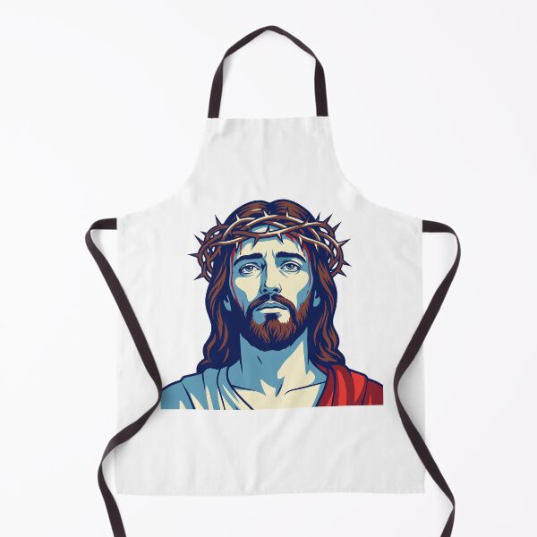Item preview, jesus christ portrait with crown of thorns, Jesus Christ or Jesus of Nazareth designed and sold by Danler.