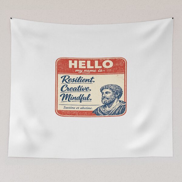 Item preview, Hello My Name Is Resilient Creative Mindful designed and sold by Dresut.