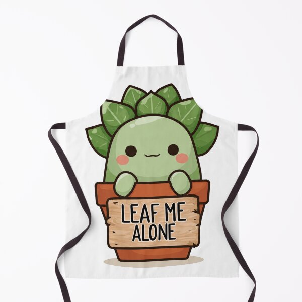 Item preview, Leaf Me Alone Cute Plant! designed and sold by PositivePosting.