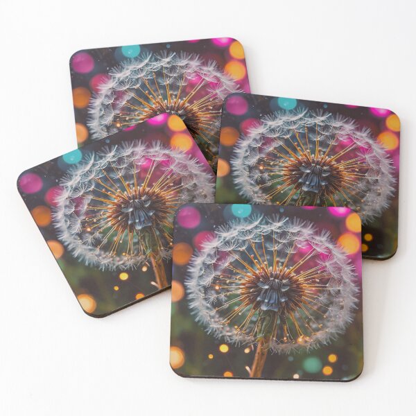 Item preview, Dreamy Dandelion Art Print – Magical Bokeh Flower Photography Wall Decor designed and sold by BeautifulVirtues.