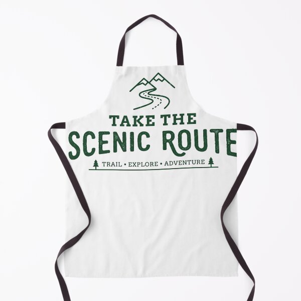 Item preview, Take The Scenic Route – Vintage Outdoor Travel Adventure Design designed and sold by JA World - Art & Design.
