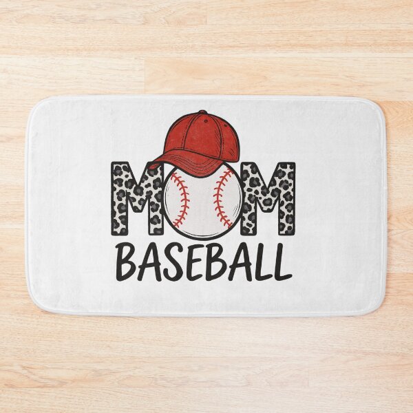 Item preview, Baseball Mom Leopard Print - Red Hat & Game Day Mama Design designed and sold by Lozarux.