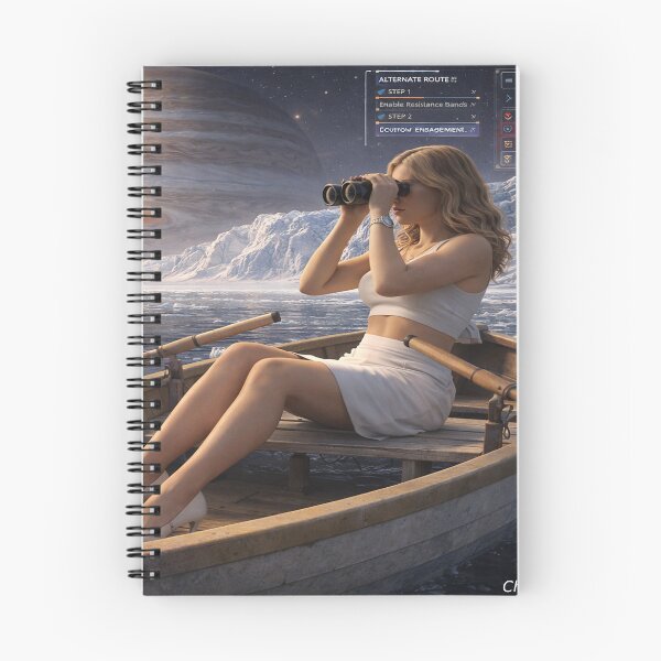 Item preview, Observation on Europa designed and sold by SkirtOnTheMoon.