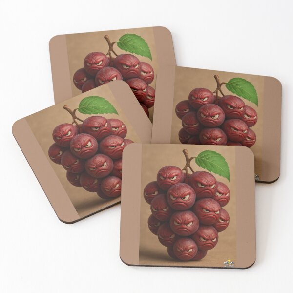 Item preview, Angry Grapes With Fierce Expressions designed and sold by NOMISKISAW.